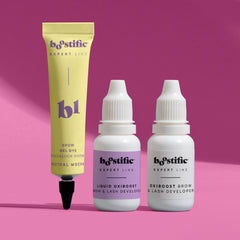 Set de vopsea gel pentru sprâncene cu oxidanți OxiBoost lichid și cremă