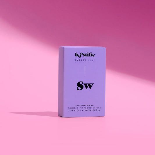 Aplicator de Lemn cu Vârf Ascuțit și Capăt de Bumbac