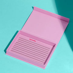 Laser-Wrapped Promade lashes - medium wide fans 6D 0.06
